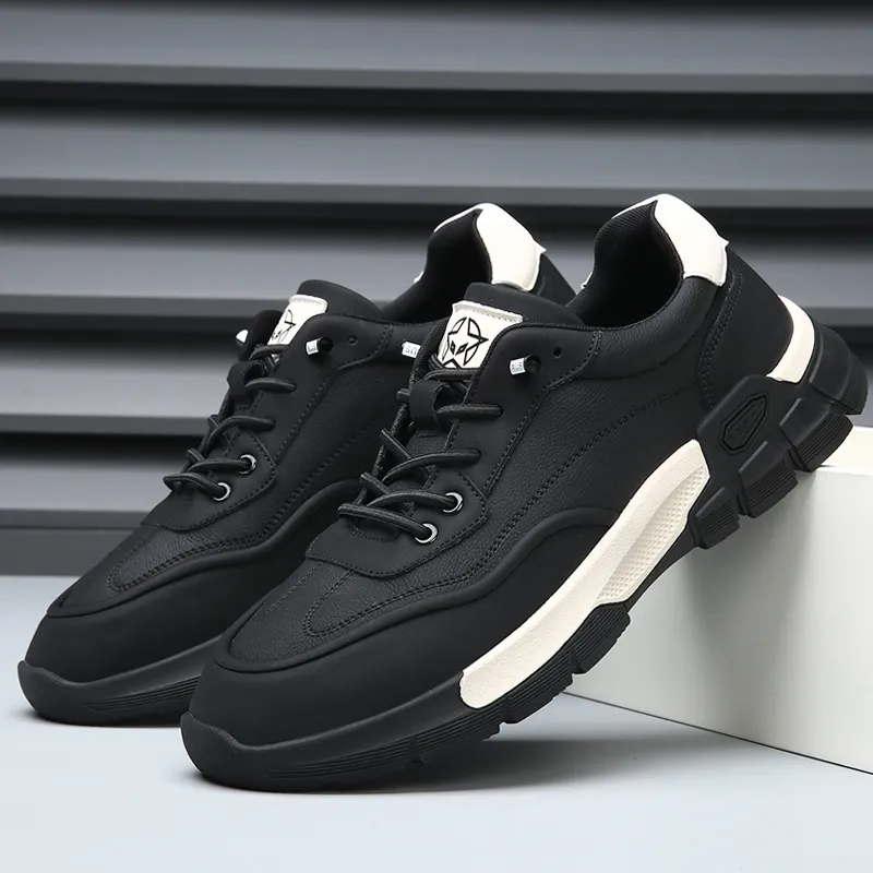 AMICNIEGD Anti Slip Wear Resistant Low Top Casual Shoes Men's-1
