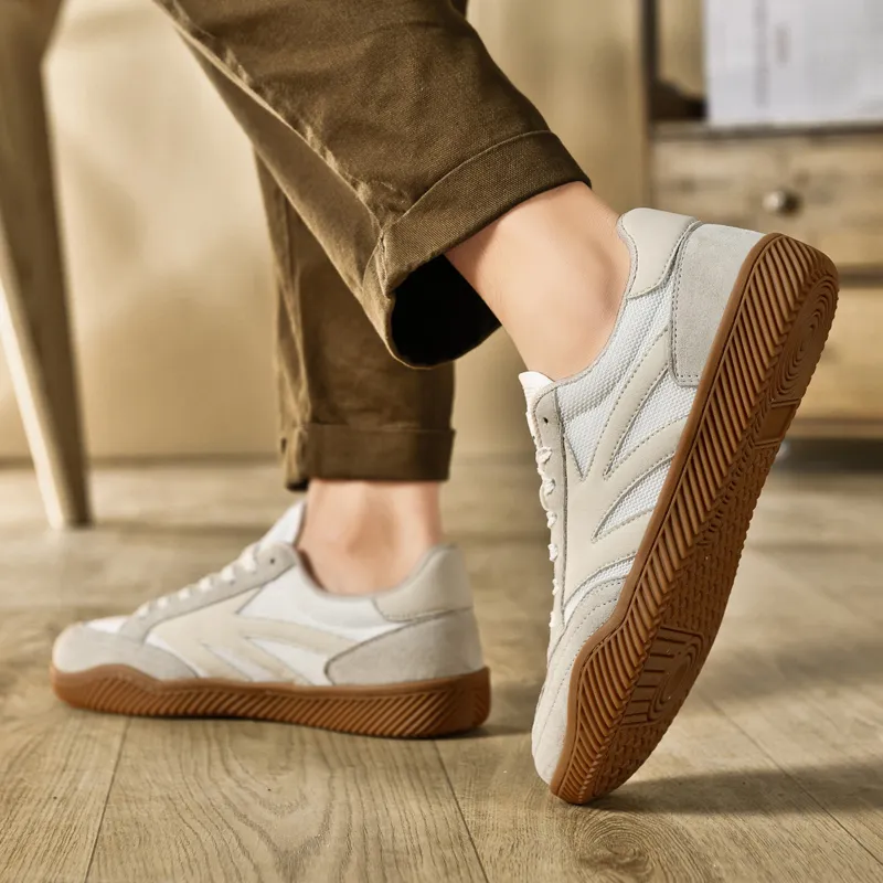 AMICNIEGD Anti Slip And Wear Resistant Breathable Low Top Skateboard Shoes Unisex-7