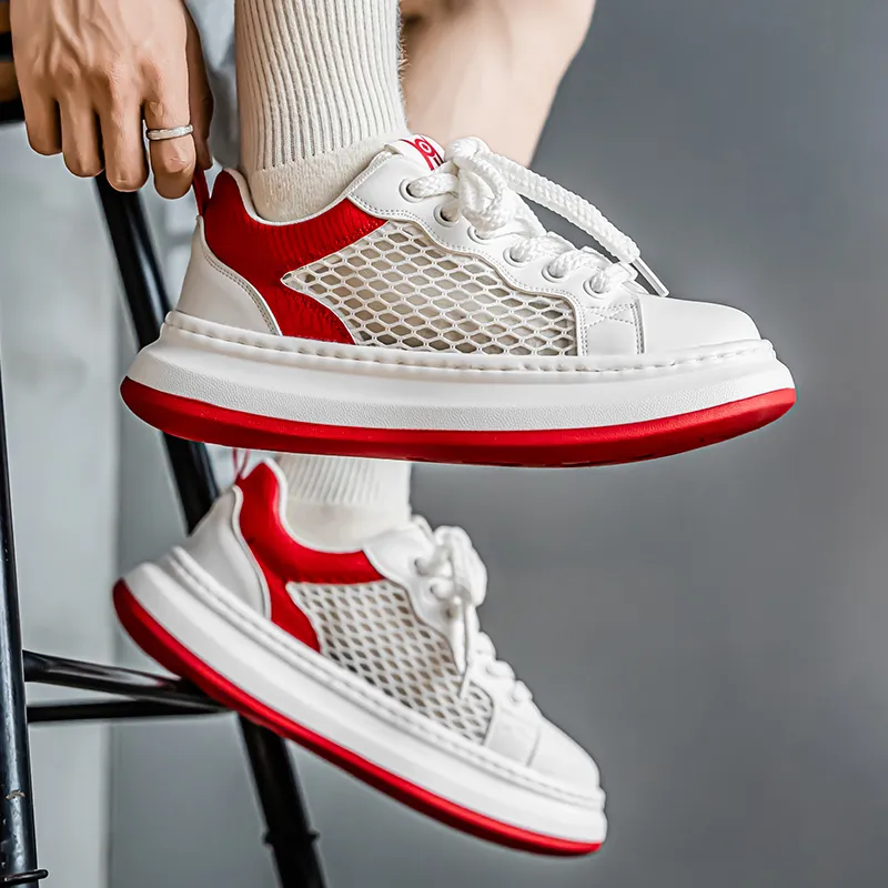 AMICNIEGD Slip Resistant Shock Absorbers With Abrasion Resistant Properties Low Top Skateboard Shoes Men's-17