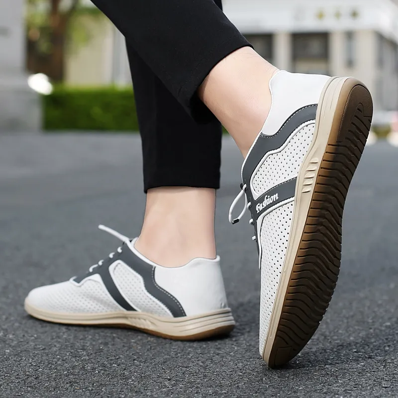 AMICNIEGD Abrasion Resistant Coverage Lightweight Low Top Casual Shoes Men's-7