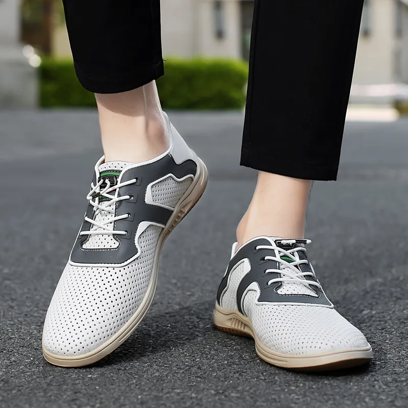 AMICNIEGD Abrasion Resistant Coverage Lightweight Low Top Casual Shoes Men's-9
