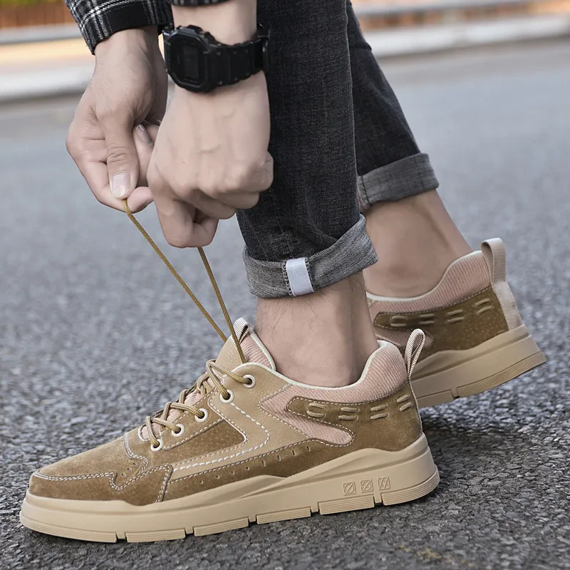 AMICNIEGD Anti Slip Wear Resistant Low Top Casual Shoes Men's-9
