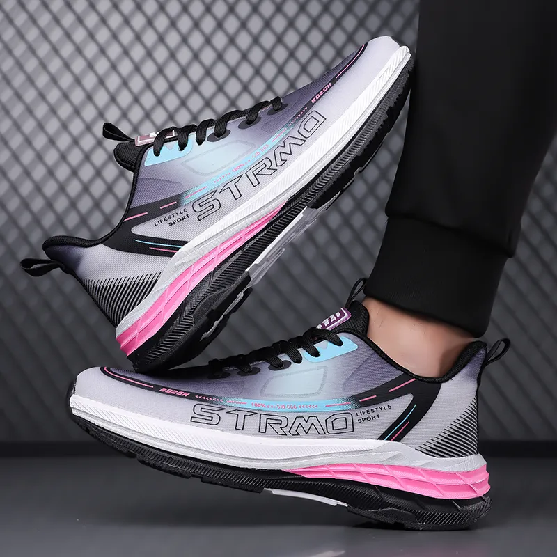 AMICNIEGD Slip Resistant, Abrasion Resistant, And Balanced Low Top Casual Training Racing Running Shoes Men's-9