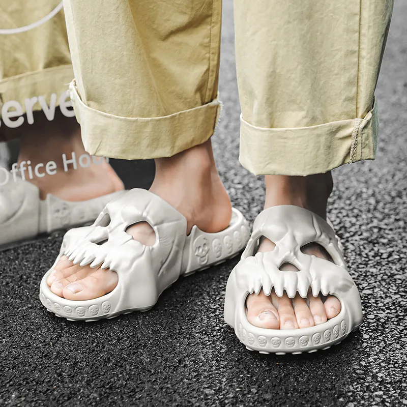 AMICNIEGD Slip Resistant Odor Resistant Abrasion Resistant Slide Slippers Unisex-8
