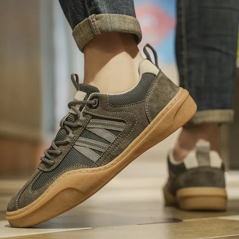 AMICNIEGD Breathable And Wear resistant Low Top Skateboard Shoes Unisex-16