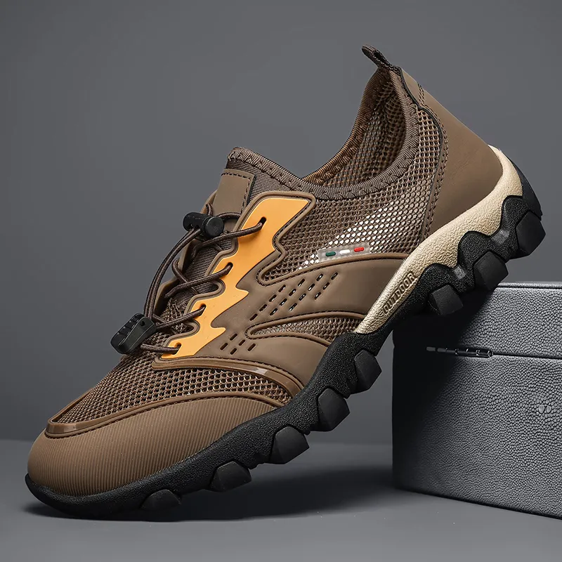 AMICNIEGD Cut Resistant Coverage Cushioning River Trekking Shoes Men's-8