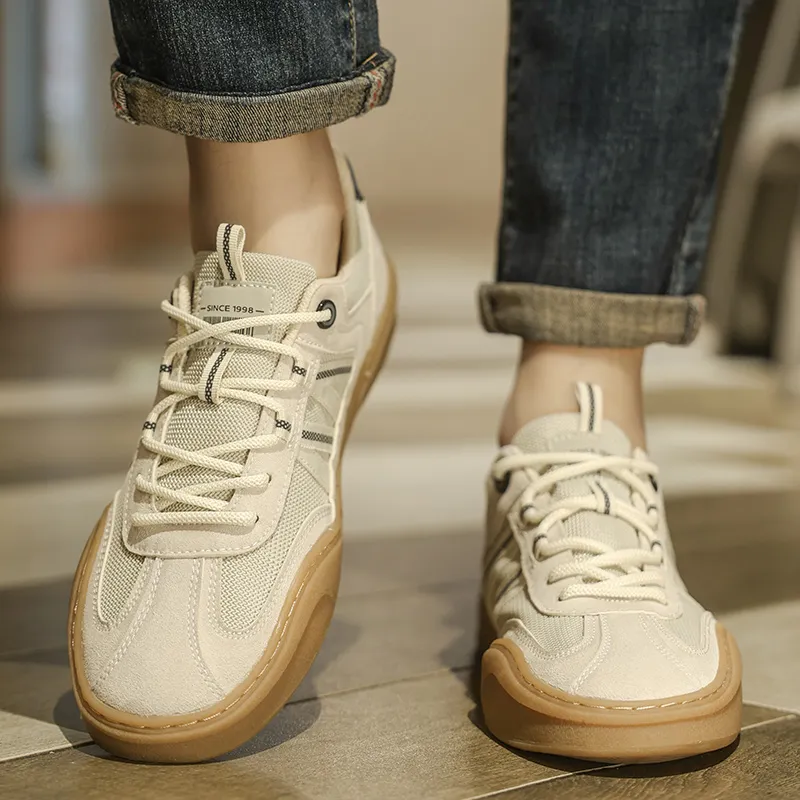 AMICNIEGD Breathable And Wear resistant Low Top Skateboard Shoes Unisex-9