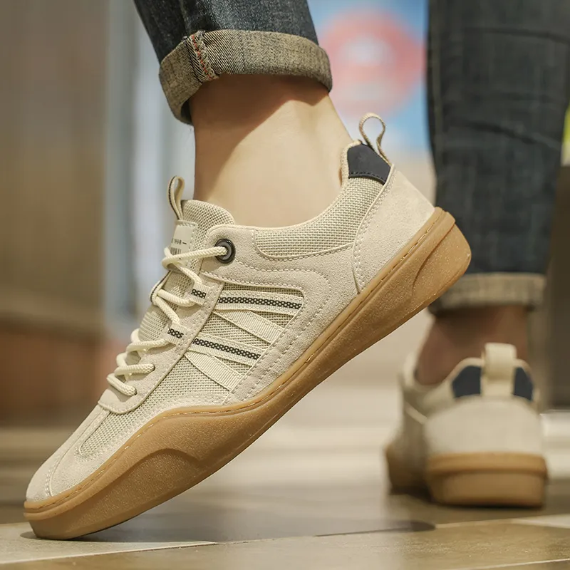 AMICNIEGD Breathable And Wear resistant Low Top Skateboard Shoes Unisex-10