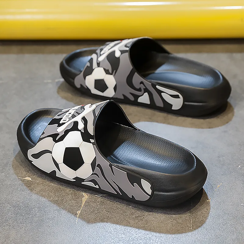 AMICNIEGD Odor Resistant, Abrasion Resistant Cushioning Slide Slippers Men's-1