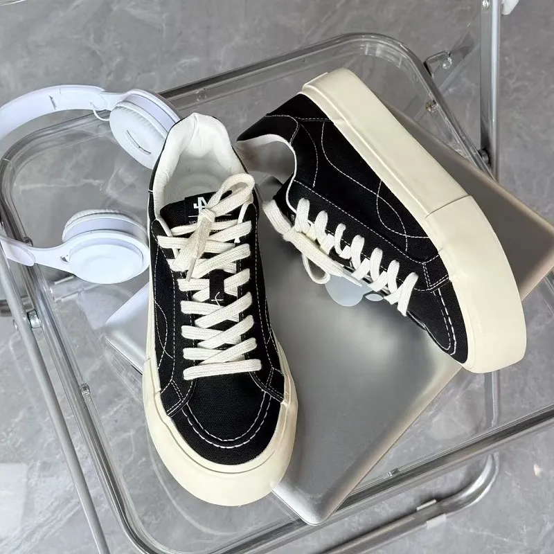 AMICNIEGD Slip Resistant Shock Absorbers With Abrasion Resistant Properties Low Top Skateboard Shoes Men's-6