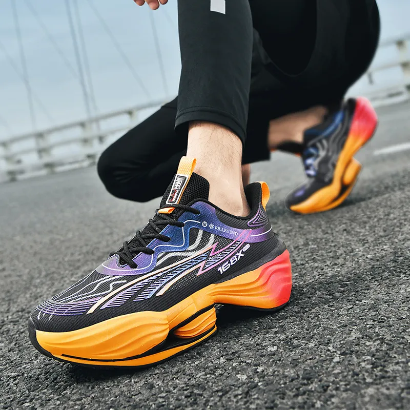 AMICNIEGD Breathable Slip Resistant Coverage Low Top Training Physical Fitness Test Physical Exam Running Shoes Unisex-5