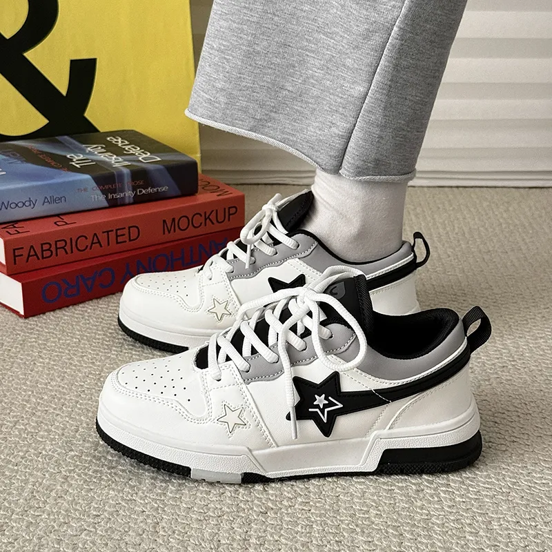 AMICNIEGD Breathable And Wear resistant Low Top Skateboard Shoes Unisex-6