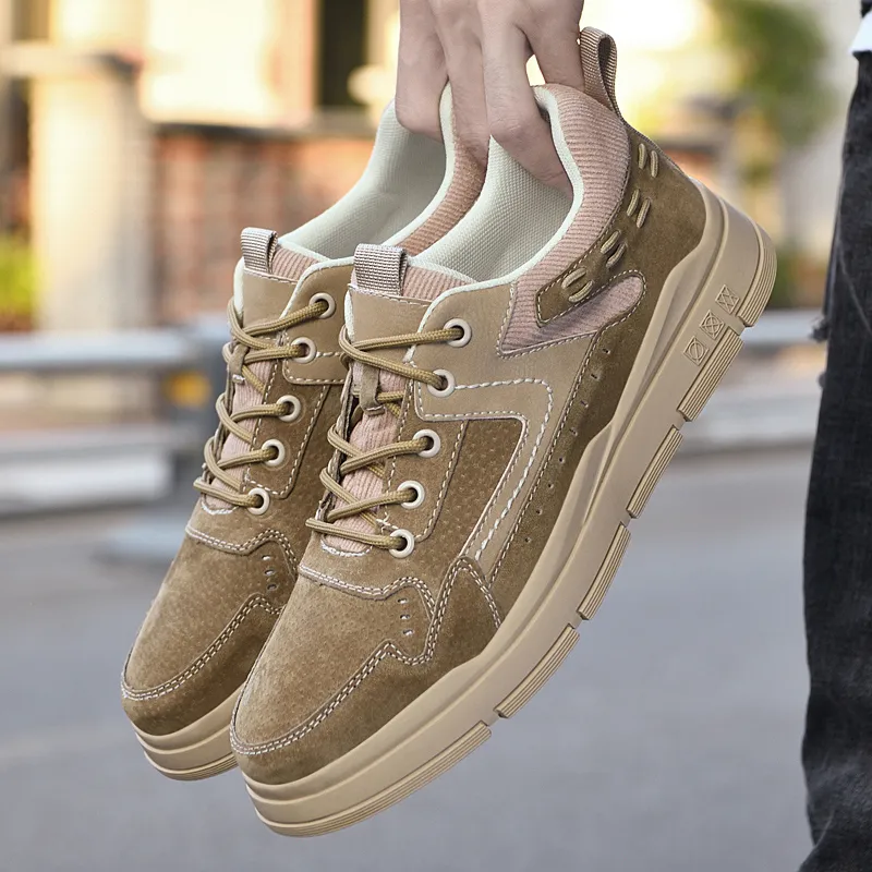 AMICNIEGD Anti Slip Wear Resistant Low Top Casual Shoes Men's-8