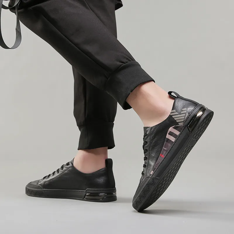 AMICNIEGD Cushioning, Balance, And Breathable Design Low Top Skateboard Shoes Men's-5
