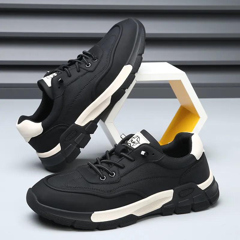 AMICNIEGD Anti Slip Wear Resistant Low Top Casual Shoes Men's-2