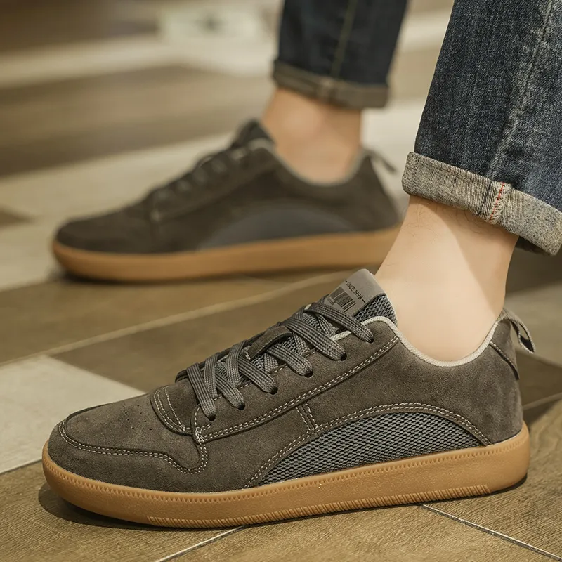 AMICNIEGD Cushioning Balance Height Increasing Low Top Skateboard Shoes Men's-10