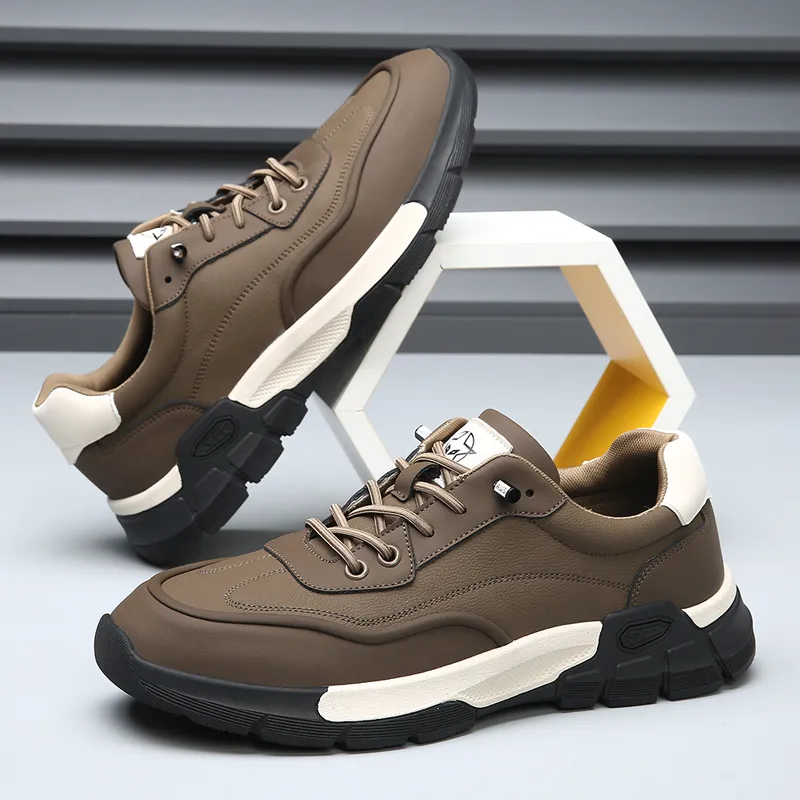 AMICNIEGD Anti Slip Wear Resistant Low Top Casual Shoes Men's-8