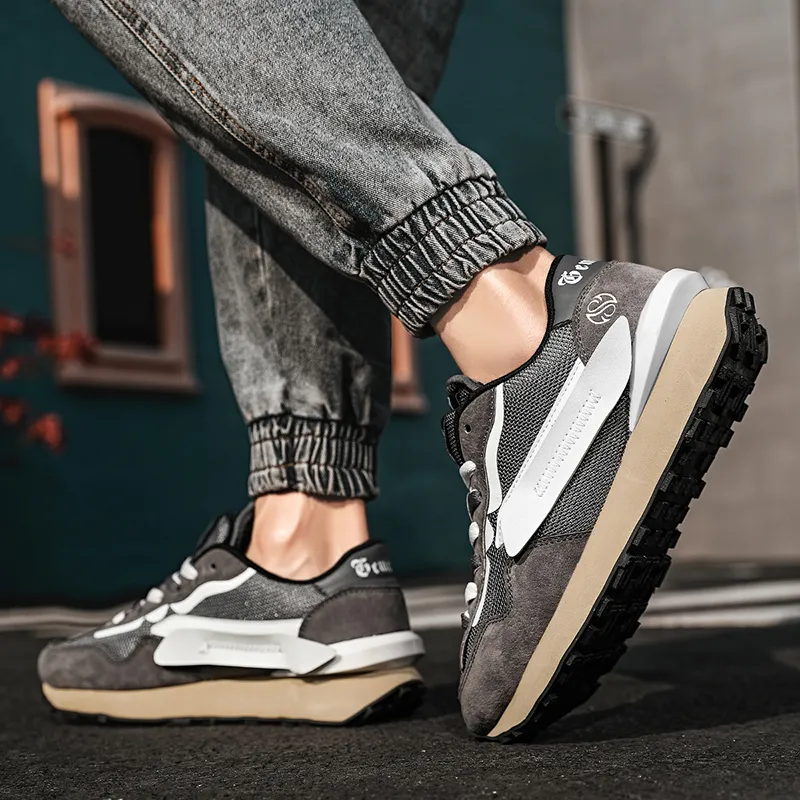 AMICNIEGD Breathable And Wear resistant Low Top Casual Shoes Men's-21