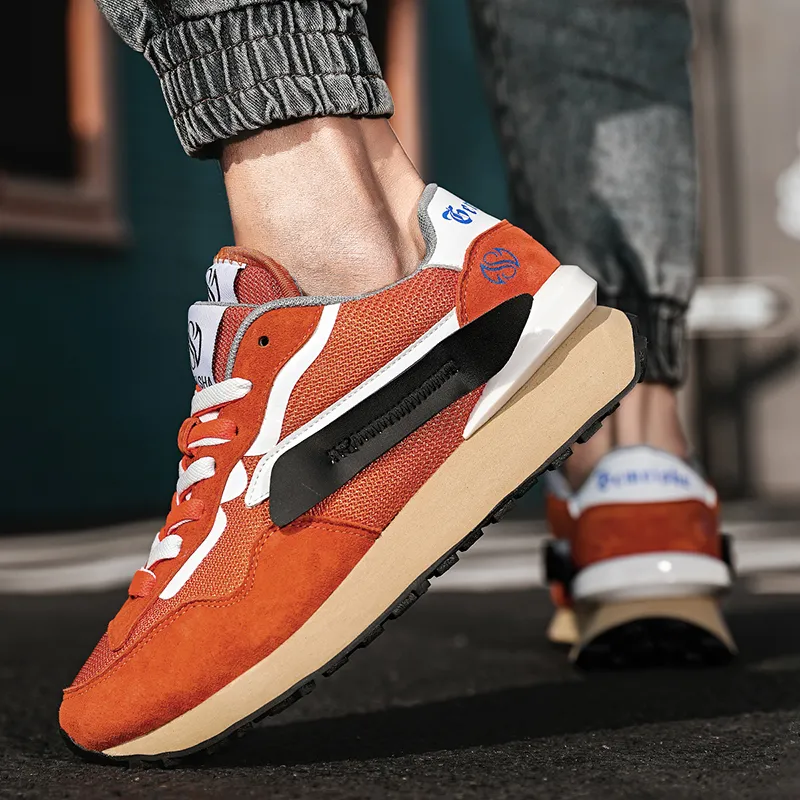 AMICNIEGD Breathable And Wear resistant Low Top Casual Shoes Men's-10