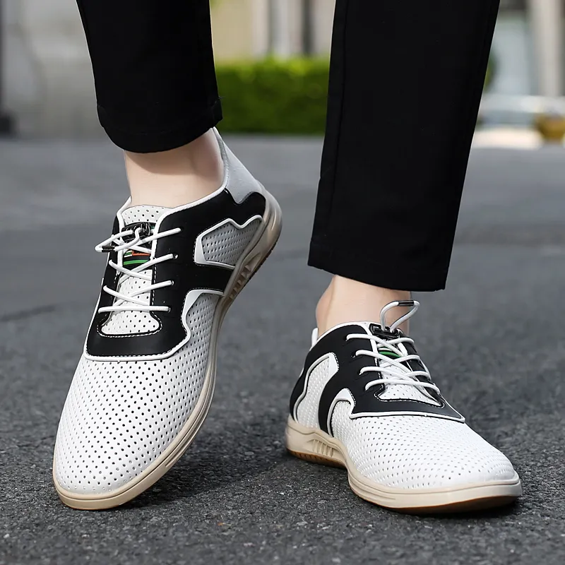 AMICNIEGD Abrasion Resistant Coverage Lightweight Low Top Casual Shoes Men's-14