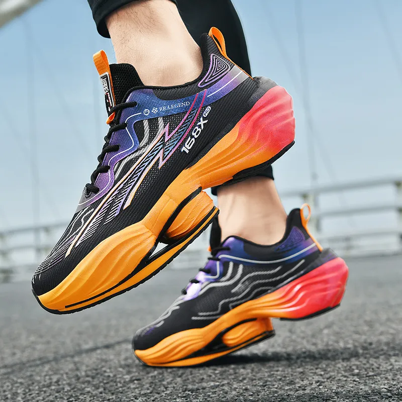AMICNIEGD Breathable Slip Resistant Coverage Low Top Training Physical Fitness Test Physical Exam Running Shoes Unisex-3