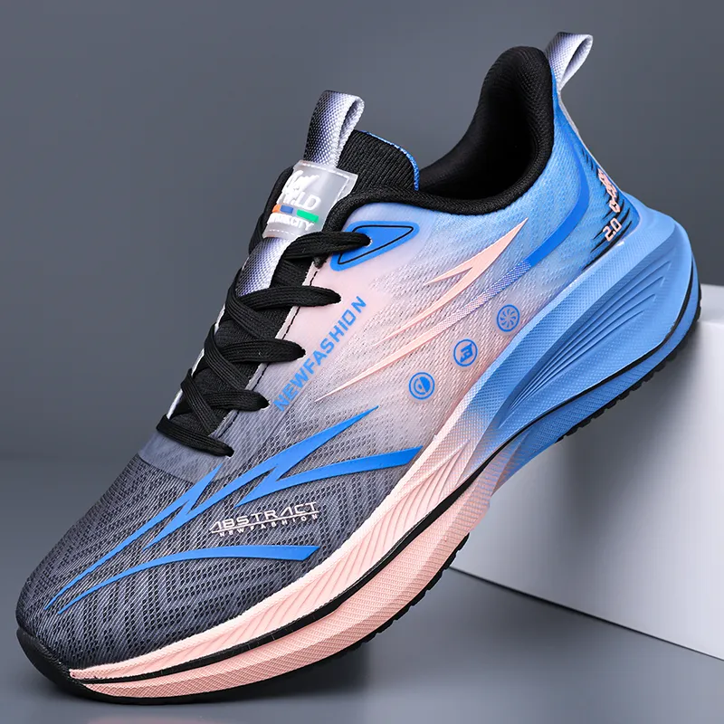 AMICNIEGD Breathable And Slip Resistant Low Top Training Physical Fitness Test Physical Exam Running Shoes Men's-1
