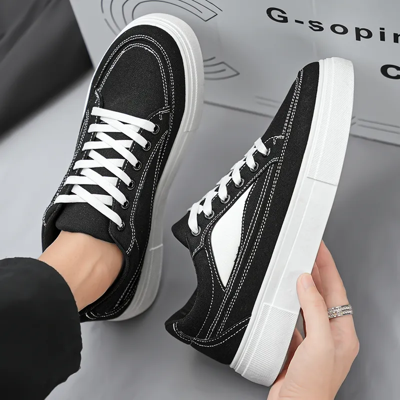 AMICNIEGD Non slip Wear resistant Shock Absorption Low Top Casual Shoes Men's-7