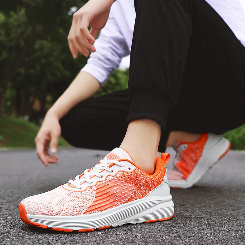 AMICNIEGD Slip Resistant, Abrasion Resistant, Breathable Low Top Training Racing Running Shoes Unisex-19