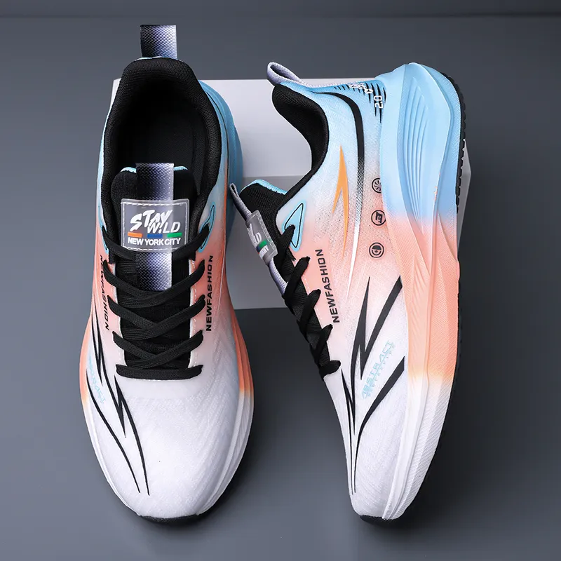 AMICNIEGD Breathable And Slip Resistant Low Top Training Physical Fitness Test Physical Exam Running Shoes Men's-8