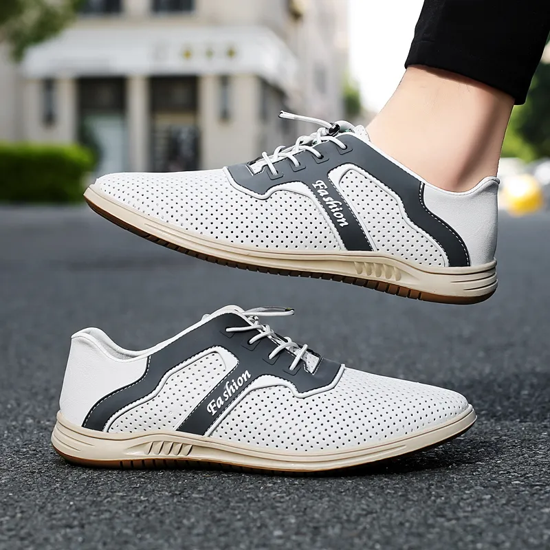 AMICNIEGD Abrasion Resistant Coverage Lightweight Low Top Casual Shoes Men's-6