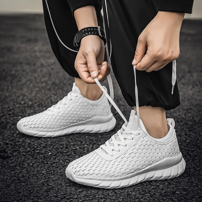 AMICNIEGD Breathable, Slip Resistant, And Abrasion Resistant Low Top Casual Shoes Unisex-7