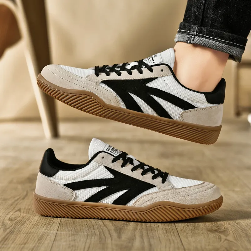 AMICNIEGD Anti Slip And Wear Resistant Breathable Low Top Skateboard Shoes Unisex-1