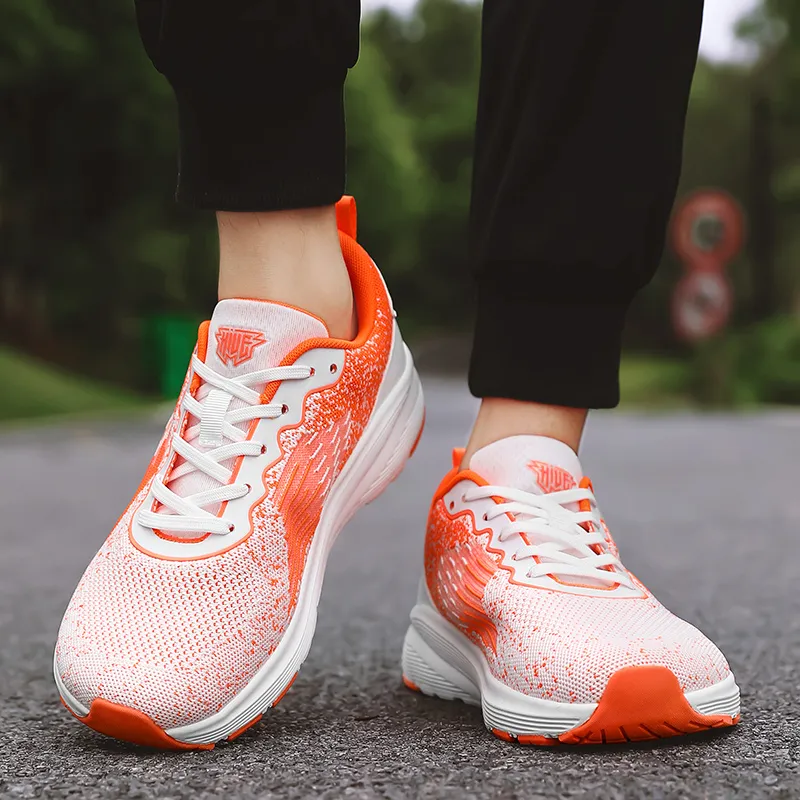 AMICNIEGD Slip Resistant, Abrasion Resistant, Breathable Low Top Training Racing Running Shoes Unisex-16