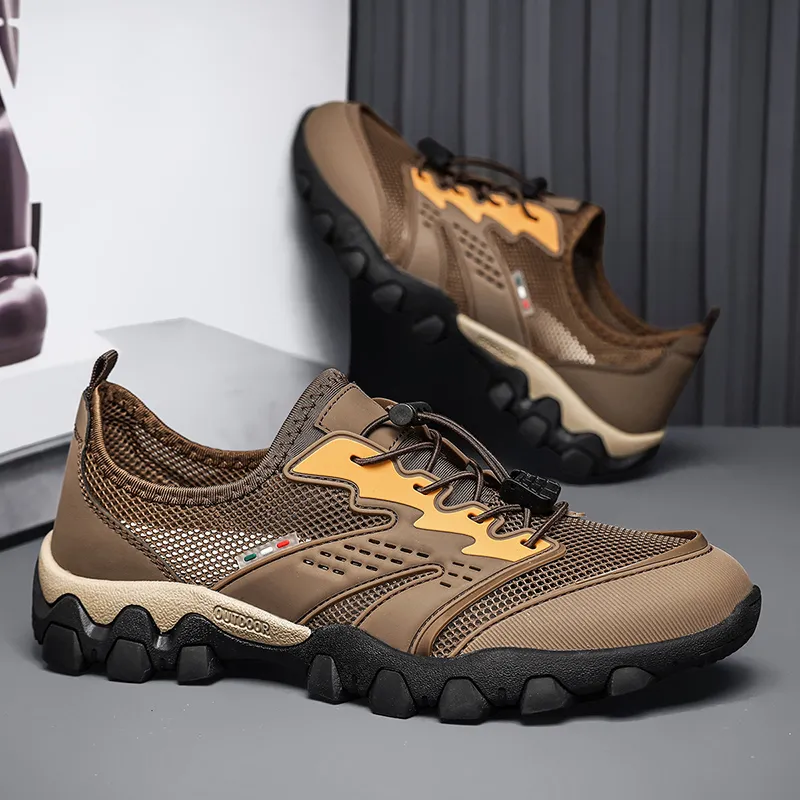 AMICNIEGD Cut Resistant Coverage Cushioning River Trekking Shoes Men's-9