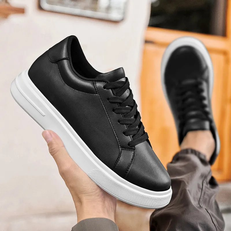 AMICNIEGD Slip Resistant Shock Absorbers Lightweight Low Top Skateboard Shoes Unisex-8