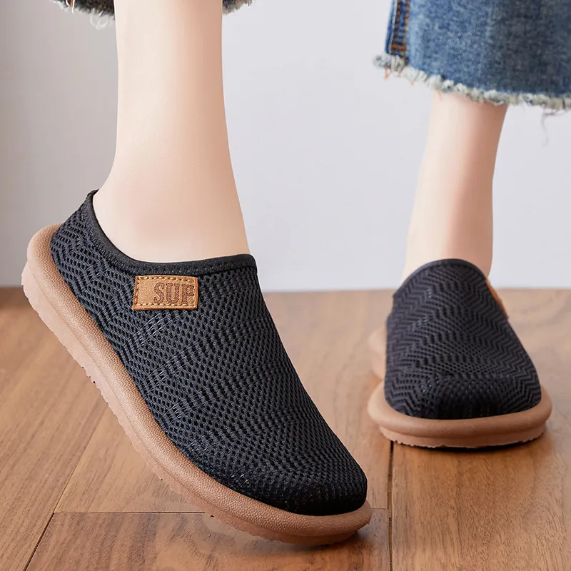 AMICNIEGD Abrasion Resistant Slip Resistant Closed Toe Slippers Women's-1