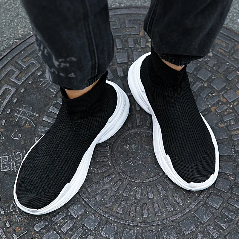 AMICNIEGD Coverage Breathable High Top Casual Shoes Men's-12
