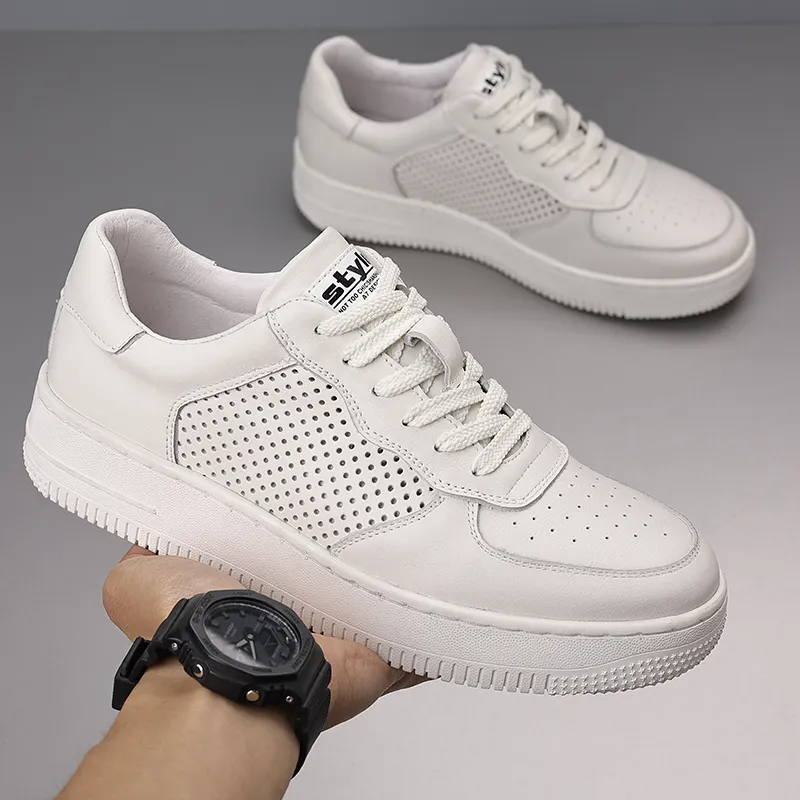 AMICNIEGD Breathable And Lightweight Low Top Skateboard Shoes Men's-3