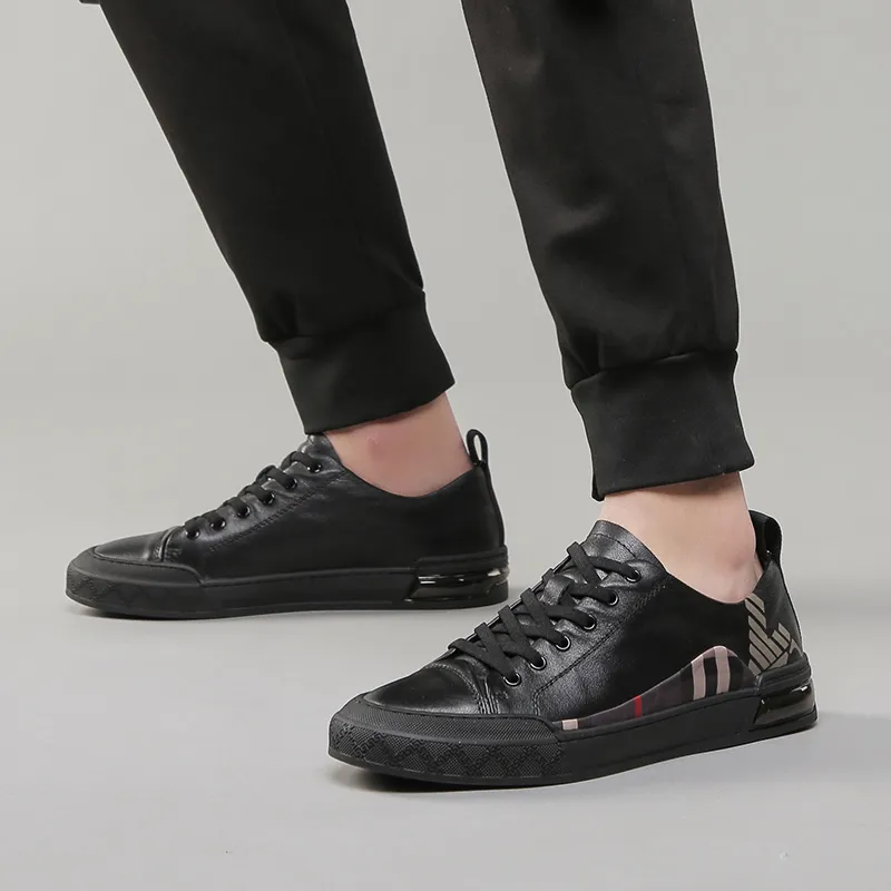 AMICNIEGD Cushioning, Balance, And Breathable Design Low Top Skateboard Shoes Men's-4