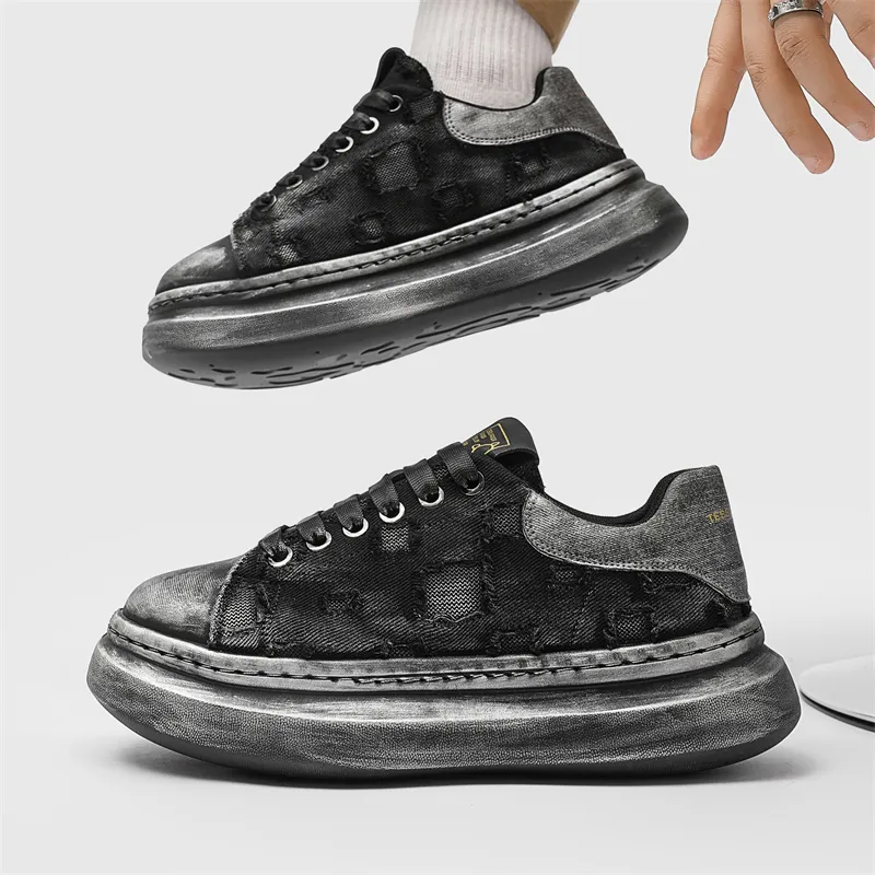 AMICNIEGD Slip Resistant, Abrasion Resistant, Lightweight Low Top Casual Shoes Men's-8