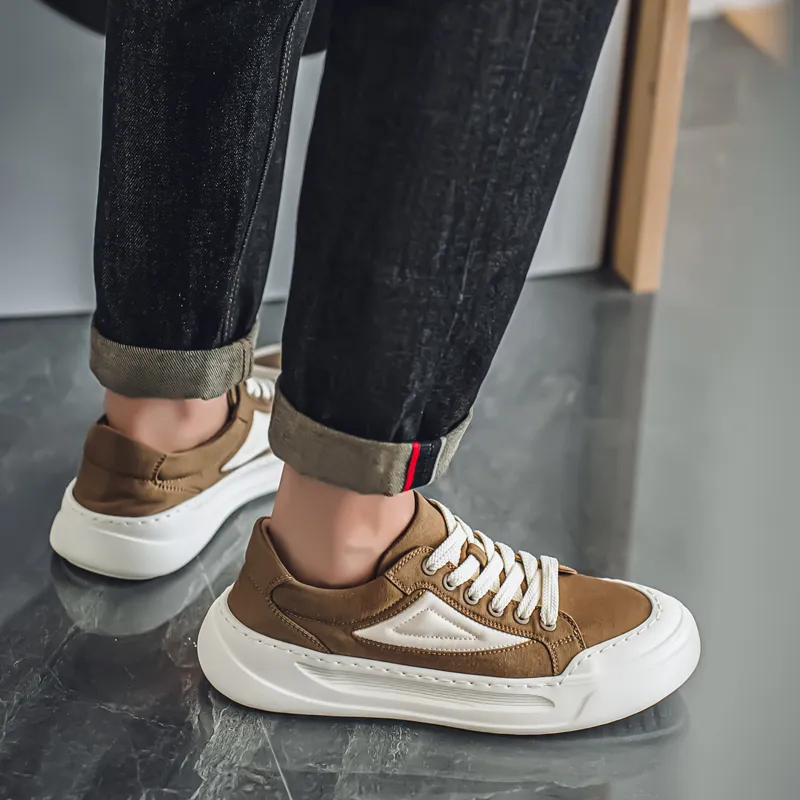Slip Resistant, Abrasion Resistant, Breathable Low Top Essential Canvas Shoes For Casual Wear Men's-12