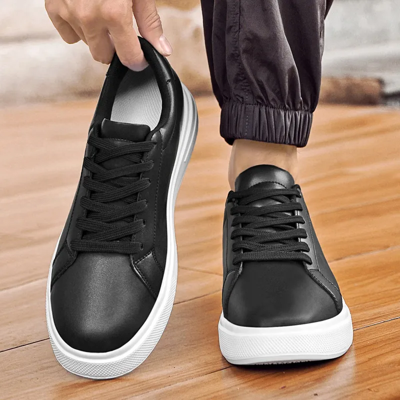 AMICNIEGD Slip Resistant Shock Absorbers Lightweight Low Top Skateboard Shoes Unisex-7