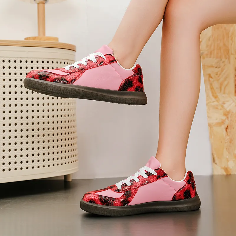AMICNIEGD Breathable Quick Dry Low Top Skateboard Shoes Women's-4