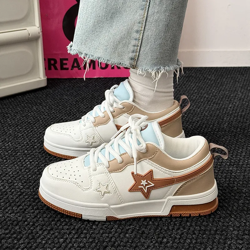AMICNIEGD Breathable And Wear resistant Low Top Skateboard Shoes Unisex-22