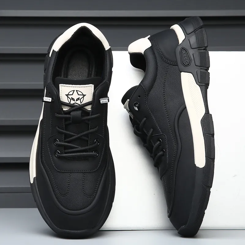 AMICNIEGD Anti Slip Wear Resistant Low Top Casual Shoes Men's-5