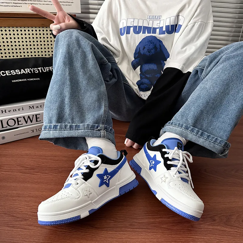 AMICNIEGD Breathable And Wear resistant Low Top Skateboard Shoes Unisex-4