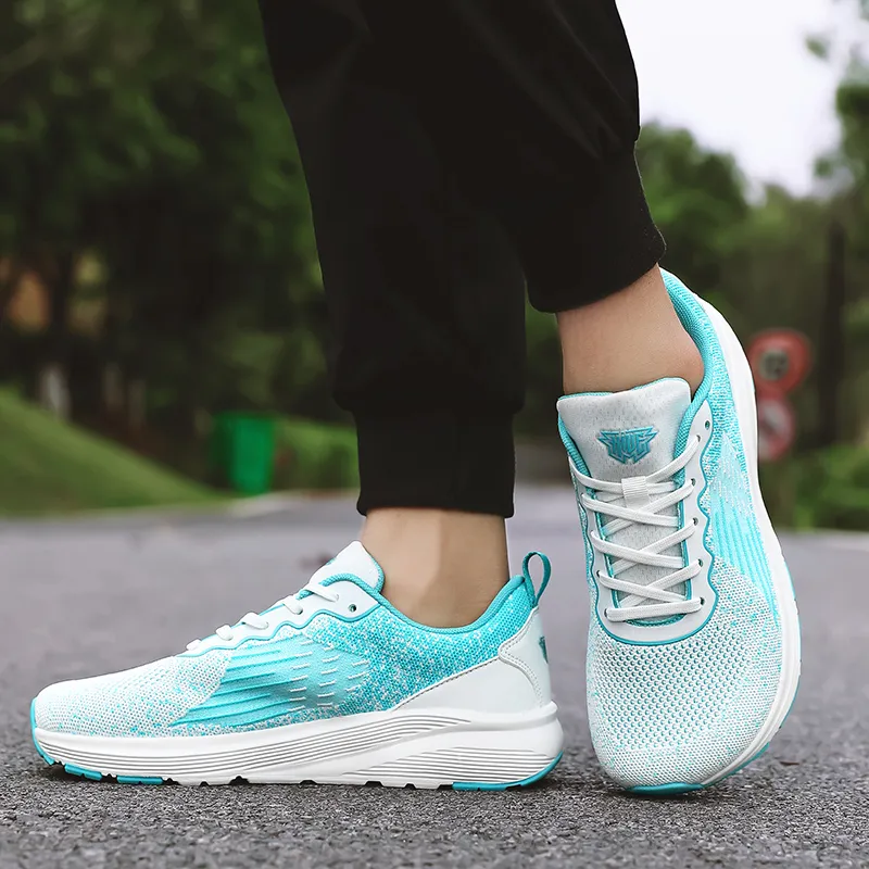 AMICNIEGD Slip Resistant, Abrasion Resistant, Breathable Low Top Training Racing Running Shoes Unisex-8