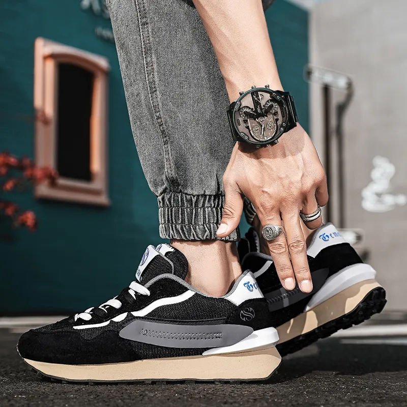 AMICNIEGD Breathable And Wear resistant Low Top Casual Shoes Men's-17