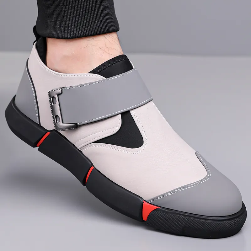 AMICNIEGD Slip Resistant, Abrasion Resistant, Breathable Low Top Casual Shoes Men's-7