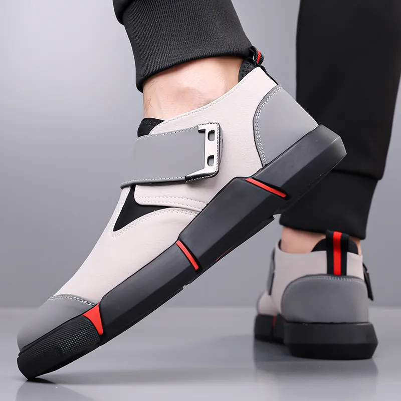 AMICNIEGD Slip Resistant, Abrasion Resistant, Breathable Low Top Casual Shoes Men's-8